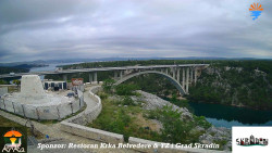 Skradin, řeka Krka, most A1