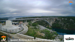 Skradin, řeka Krka, most A1