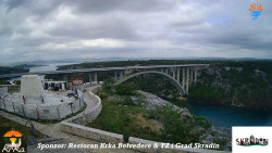 Skradin, řeka Krka, most A1