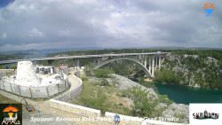 Skradin, řeka Krka, most A1