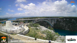 Skradin, řeka Krka, most A1