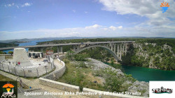 Skradin, řeka Krka, most A1