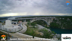 Skradin, řeka Krka, most A1