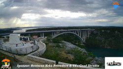 Skradin, řeka Krka, most A1