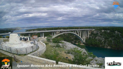 Skradin, řeka Krka, most A1