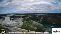 Skradin, řeka Krka, most A1
