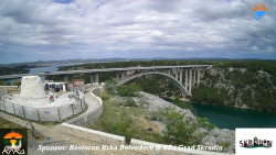 Skradin, řeka Krka, most A1