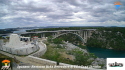 Skradin, řeka Krka, most A1