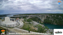 Skradin, řeka Krka, most A1