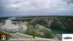 Skradin, řeka Krka, most A1