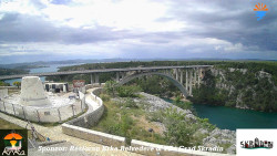 Skradin, řeka Krka, most A1