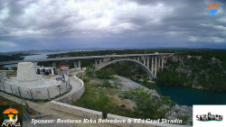 Skradin, řeka Krka, most A1