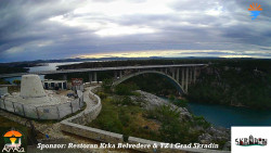Skradin, řeka Krka, most A1