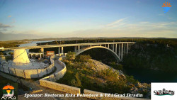 Skradin, řeka Krka, most A1