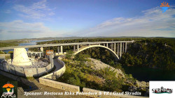 Skradin, řeka Krka, most A1