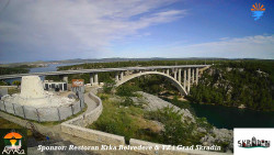 Skradin, řeka Krka, most A1