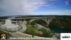 Skradin, řeka Krka, most A1