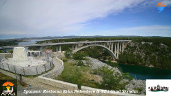 Skradin, řeka Krka, most A1