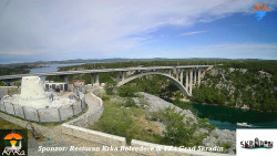 Skradin, řeka Krka, most A1