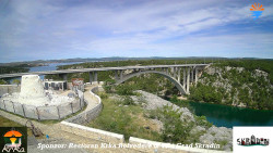 Skradin, řeka Krka, most A1