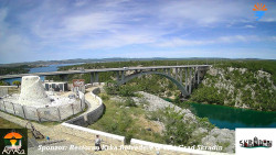 Skradin, řeka Krka, most A1