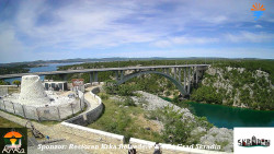 Skradin, řeka Krka, most A1