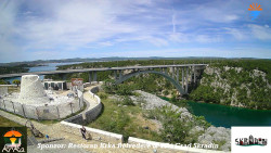 Skradin, řeka Krka, most A1