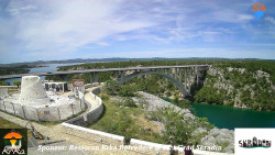 Skradin, řeka Krka, most A1