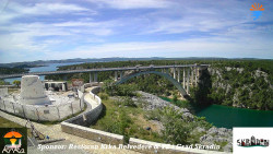 Skradin, řeka Krka, most A1