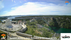 Skradin, řeka Krka, most A1