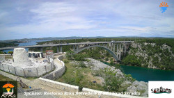 Skradin, řeka Krka, most A1