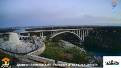Skradin, řeka Krka, most A1