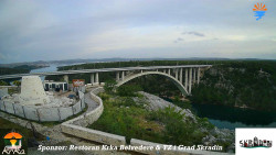 Skradin, řeka Krka, most A1