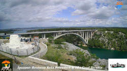 Skradin, řeka Krka, most A1