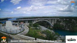 Skradin, řeka Krka, most A1