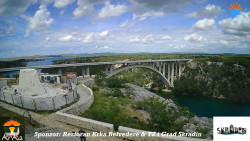 Skradin, řeka Krka, most A1