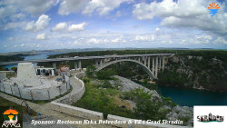 Skradin, řeka Krka, most A1