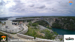 Skradin, řeka Krka, most A1