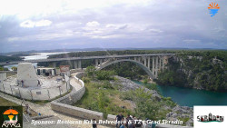 Skradin, řeka Krka, most A1