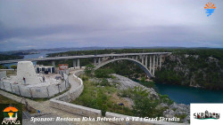 Skradin, řeka Krka, most A1