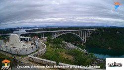 Skradin, řeka Krka, most A1