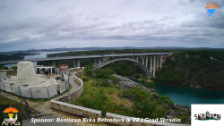 Skradin, řeka Krka, most A1