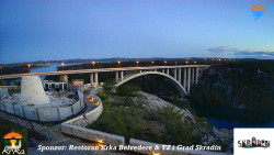 Skradin, řeka Krka, most A1