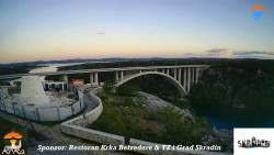 Skradin, řeka Krka, most A1