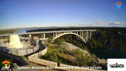 Skradin, řeka Krka, most A1