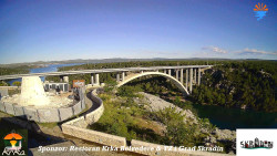 Skradin, řeka Krka, most A1