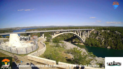 Skradin, řeka Krka, most A1