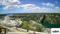 Skradin, řeka Krka, most A1