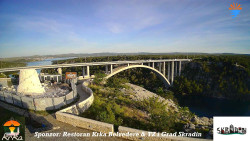 Skradin, řeka Krka, most A1