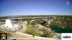 Skradin, řeka Krka, most A1